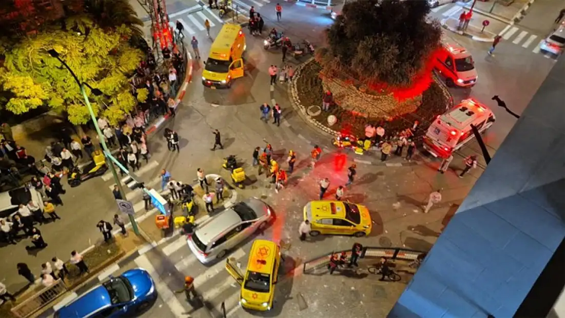 İran, İsrail’in Bnei Brak kentini vurdu