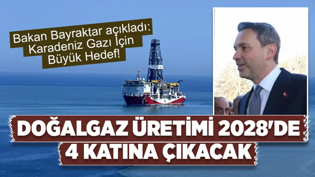 Bakan Bayraktar’dan doğal gazda 2028 hedefi