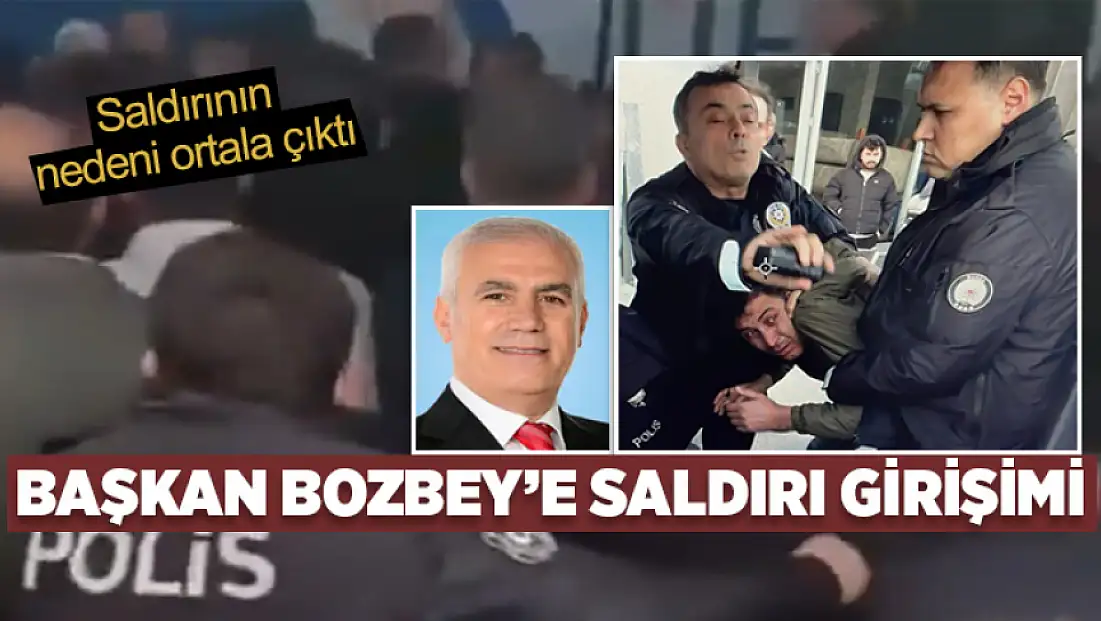Başkan Bozbey'e fiziki saldırı girişimi