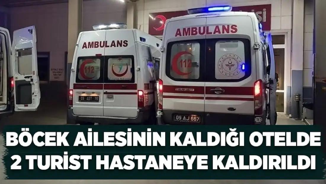 Böcek ailesinin kaldığı Fatih’teki otelde 2 turist hastaneye kaldırıldı