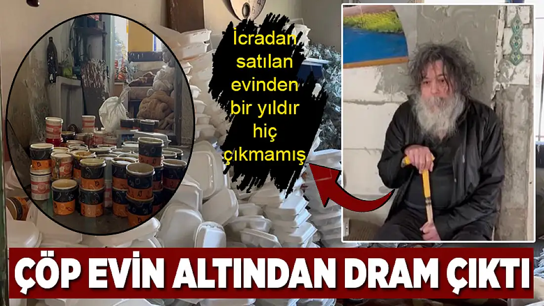 Çöp evde adeta dram çıktı: Bir yıldır dışarı çıkmıyormuş