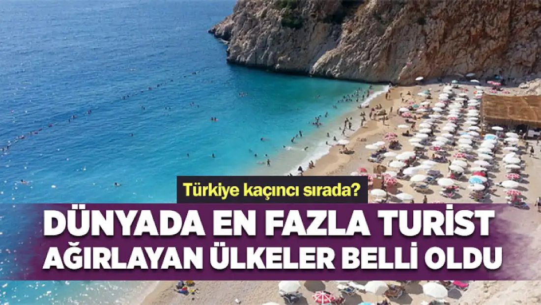 Dünyada en fazla turist ağırlayan ülkeler belli oldu: Türkiye kaçıncı sırada?