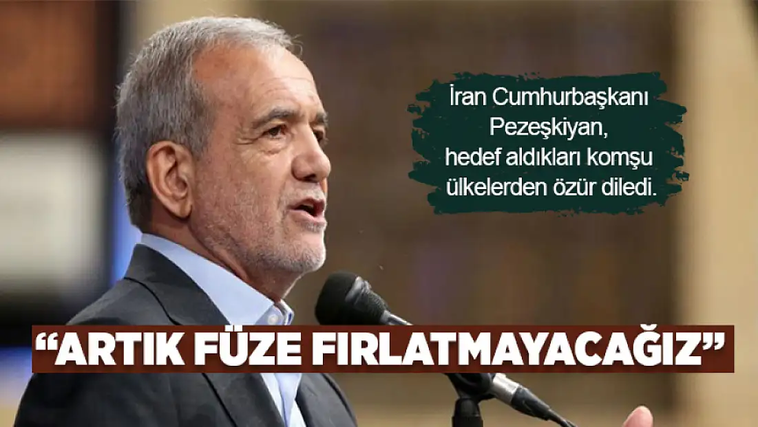 İran Cumhurbaşkanı Pezeşkiyan, komşu ülkelerden özür diledi