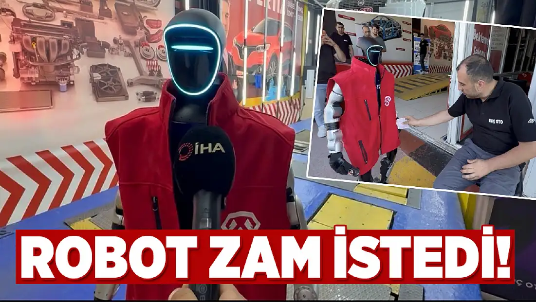 Kocaeli’de oto ekspertiz firmasının robotu zam istedi