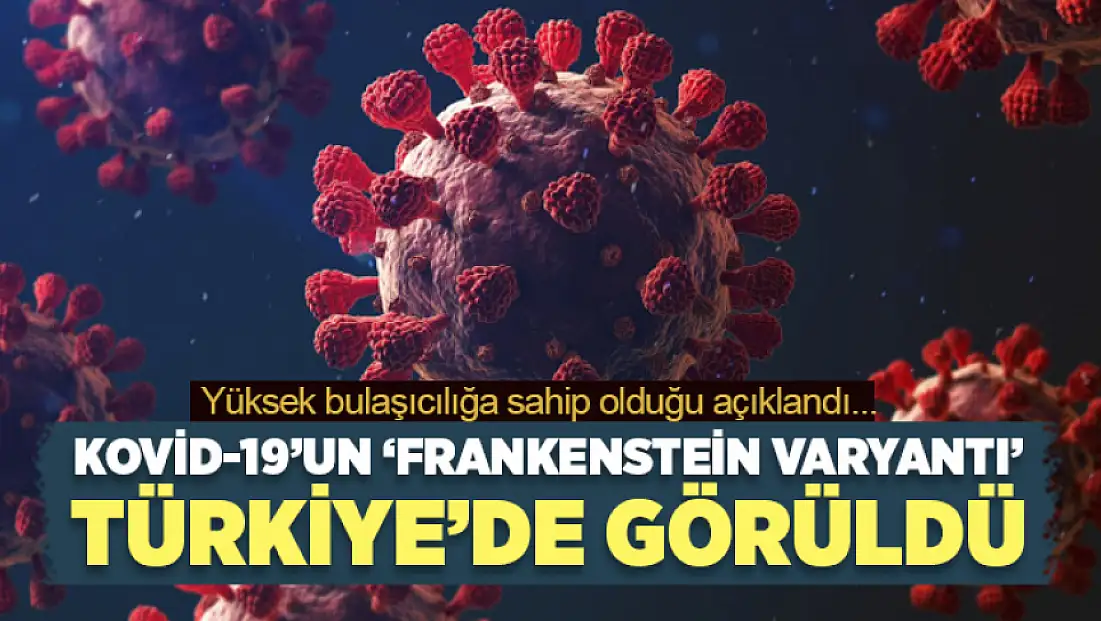 Kovid-19’un Frankenstein varyantı Türkiye’de görüldü