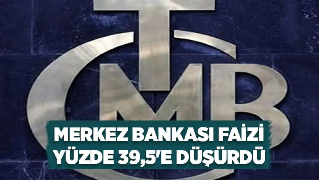 Merkez Bankası politika faizini 100 baz puan düşürdü