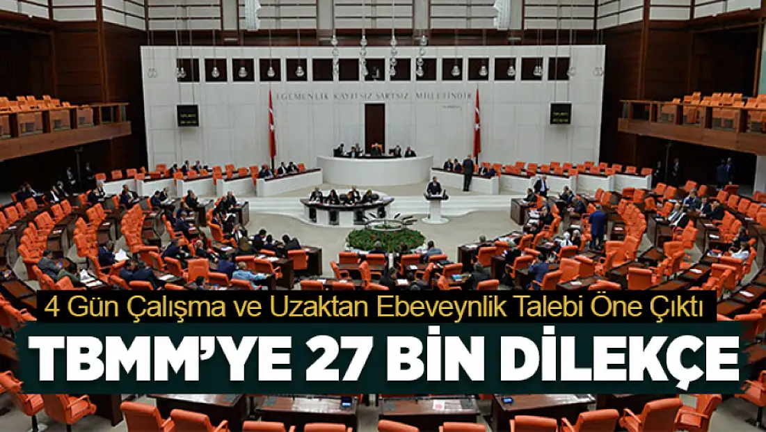 TBMM’ye 27 Bin dilekçe!