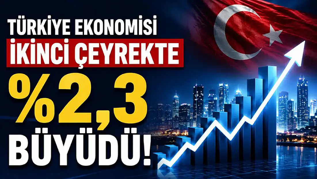 Türkiye ekonomisi yüzde 2,3 büyüdü