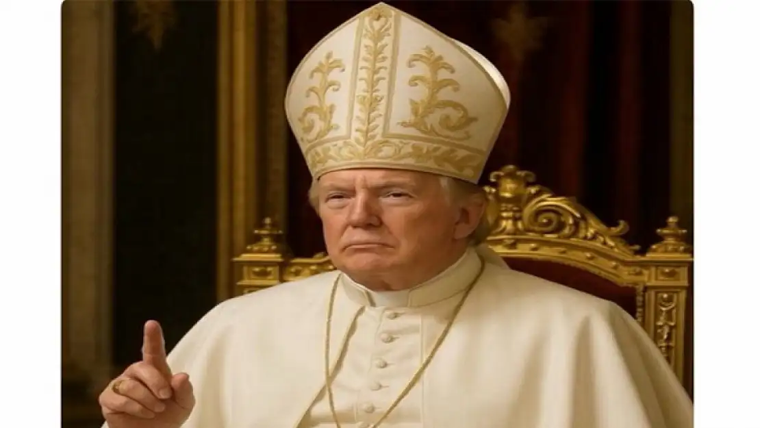 ABD Başkanı Donald Trump, yapay zeka ile kendisini 'Papa' yaptığı bir fotoğraf paylaştı