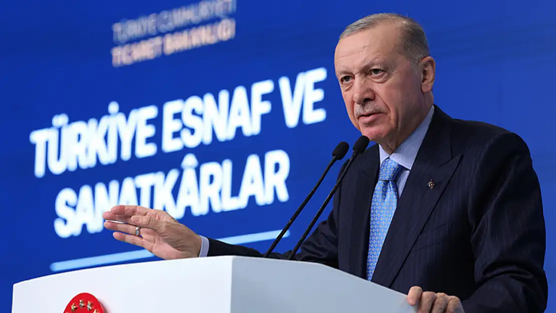 Cumhurbaşkanı Erdoğan'dan esnaf ve sanatkarlara peş peşe müjdeler!