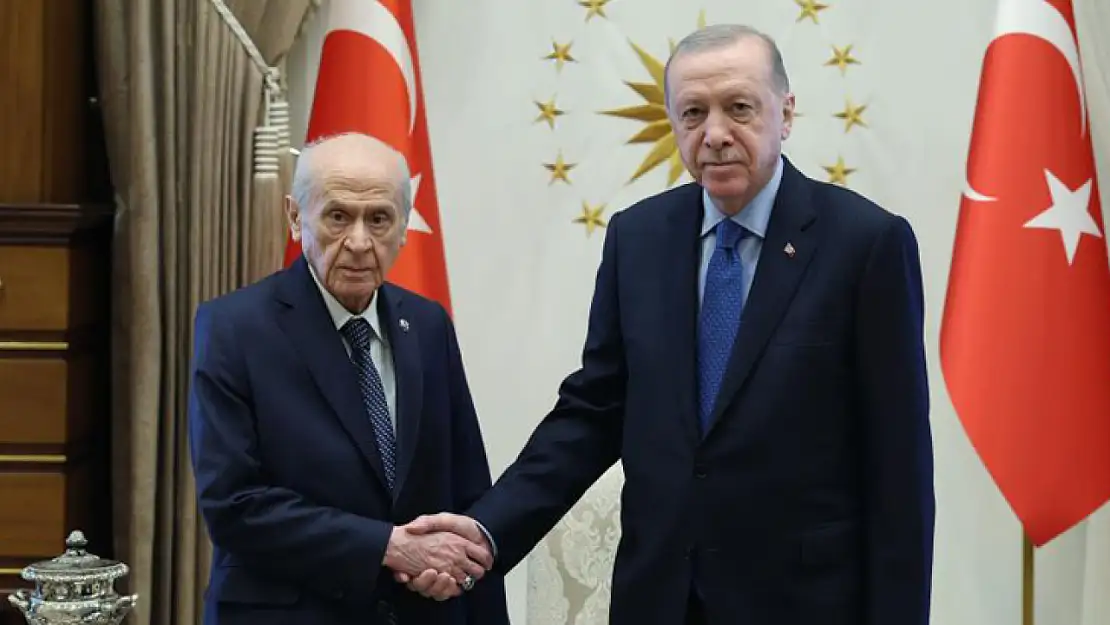 Cumhurbaşkanı Erdoğan, MHP lideri Bahçeli'yi kabul etti