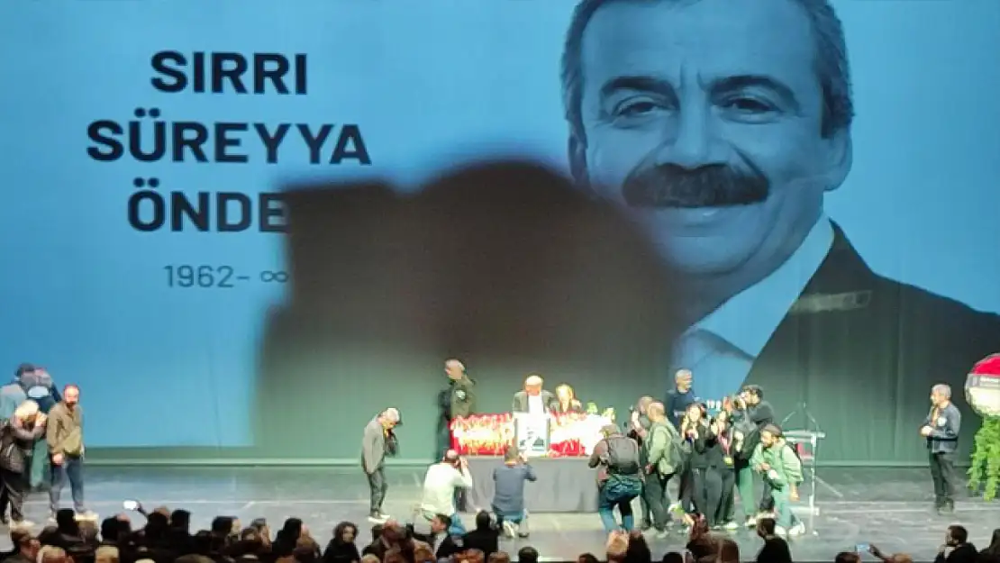 Sırrı Süreyya Önder için anma töreni düzenlendi