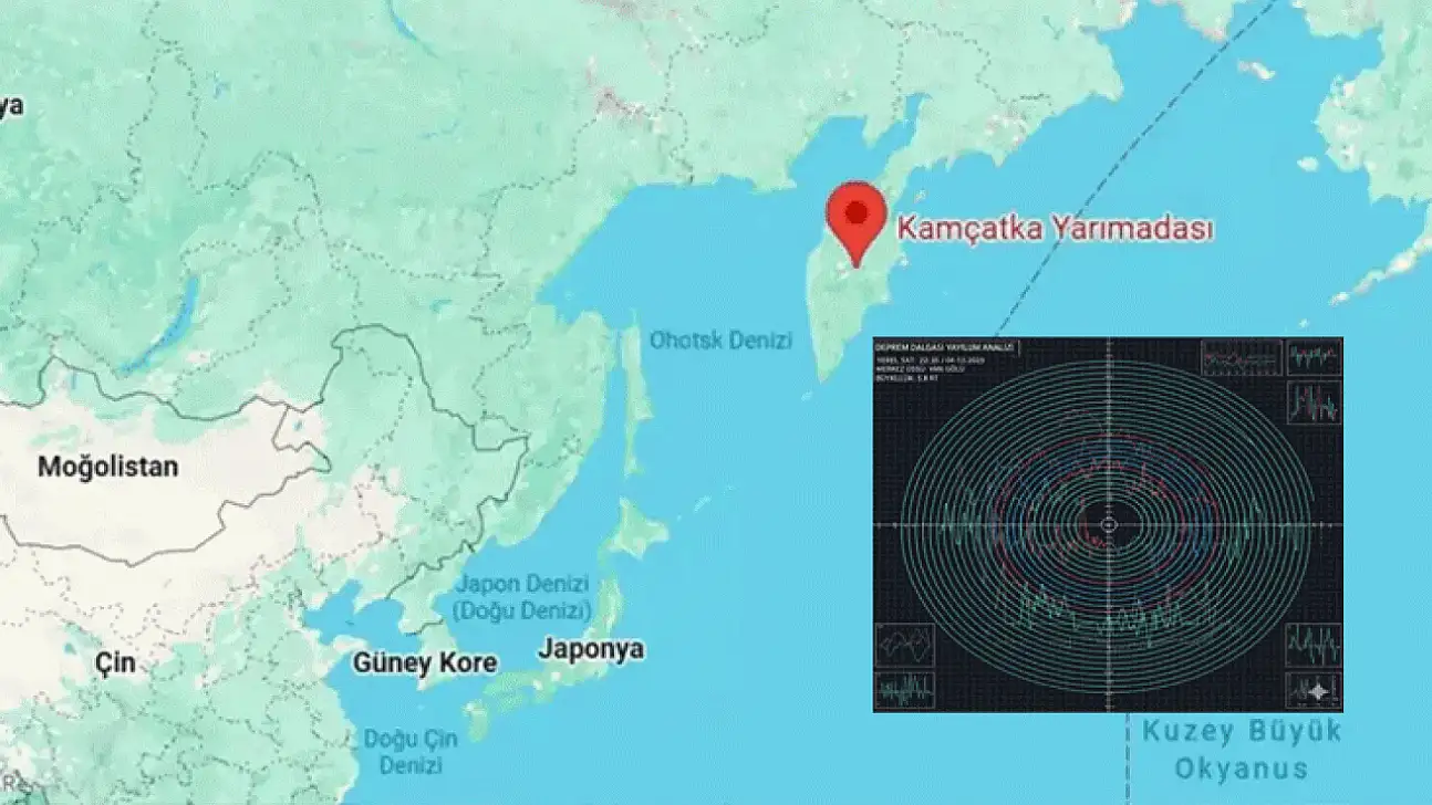 Rusya'nın Kamçatka bölgesinde 7,8 büyüklüğünde deprem