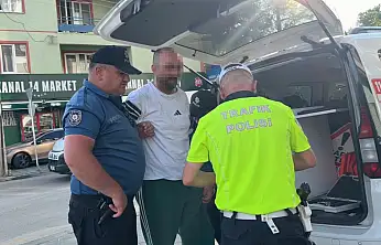 2,77 promil alkollü çıktı: Polise hakaret edip saldırmaya çalıştı