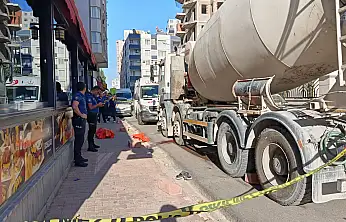 Adana'da beton mikseri yayayı ezdi: 1 ölü