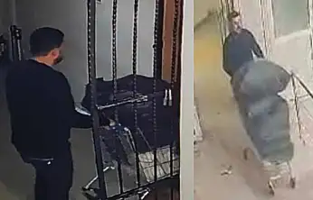 Büyükçekmece Adliyesindeki emanet deposunun soygun görüntüleri ortaya çıktı