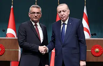 Cumhurbaşkanı Erdoğan: Kıbrıs meselesine en gerçekçi çözümün Ada'da iki devletin bir arada var olmasından geçtiğine inanıyoruz