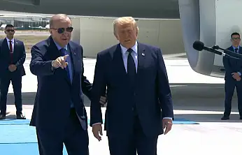 Cumhurbaşkanı Erdoğan, Trump'ı Ankara'da karşıladı