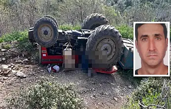 Eğimli arazide kontrolden çıkan traktör devrildi: 3 Ölü