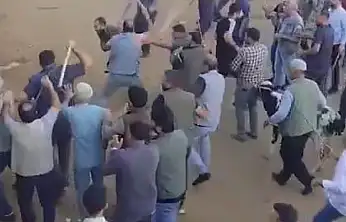 Hayvan pazarında kavga: Ortalık savaş alanına döndü