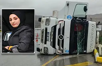 Kadın tır şoförü Rabia Demir nazara geldi