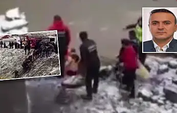 Kamyonet dereye uçtu: 2 işçi hayatını kaybetti, 3 işçi yaralı