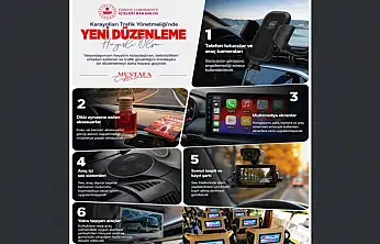 Karayolları Trafik Yönetmeliği değişti: Araç içi ekipmanlarda yeni dönem