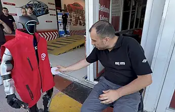 Kocaeli'de oto ekspertiz firmasının robotu zam istedi