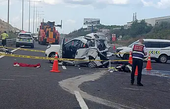 Kuzey Marmara Otoyolu'nda feci kaza: 1'i çocuk 2 kişi öldü