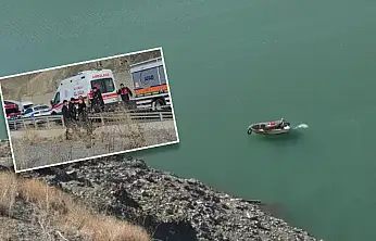 Otomobil baraj gölüne uçtu