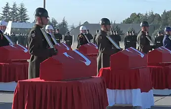 Şehitlerimiz son yolculuğuna uğurlandı