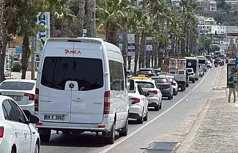 Tatil cennetine bayramda ziyaretçi akını