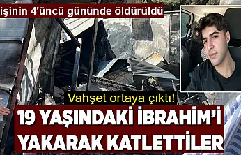 Vahşet ortaya çıktı: Benzin alıp konteyneri ateş vermişler