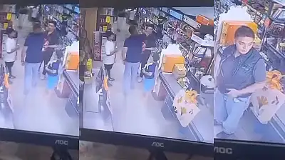 Çocuğu uyaran market çalışanı, abisinin saldırısına uğradı!