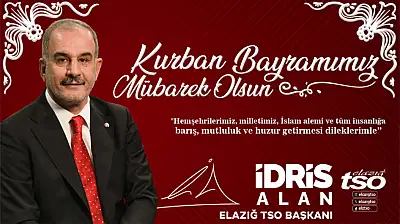 Elazığ TSO Kurban Bayramı Tebrik İlanı