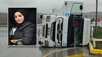 Kadın tır şoförü Rabia Demir nazara geldi