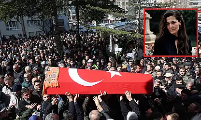 Öğrencisi tarafından öldürülen Fatma Nur öğretmen son yolculuğuna uğurlandı