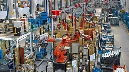 Sanayi üretimi yıllık yüzde 2,9 arttı