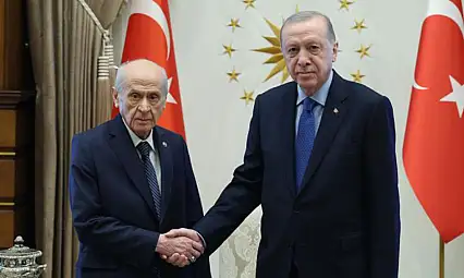 Cumhurbaşkanı Erdoğan, MHP lideri Bahçeli'yi kabul etti