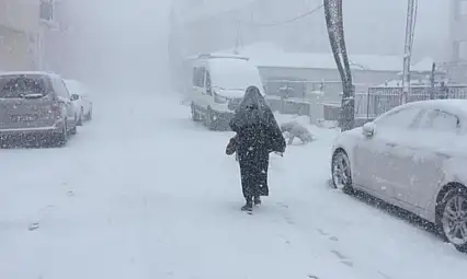 Meteoroloji'den 12 şehre kuvvetli kar yağışı uyarısı