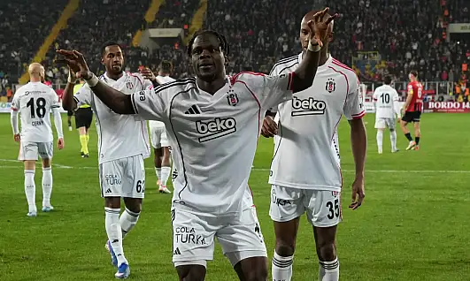 6 aydır deplasmanda maç kaybetmeyen Beşiktaş seriyi sürdürdü