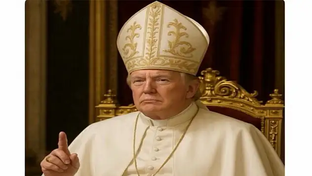 ABD Başkanı Donald Trump, yapay zeka ile kendisini 'Papa' yaptığı bir fotoğraf paylaştı