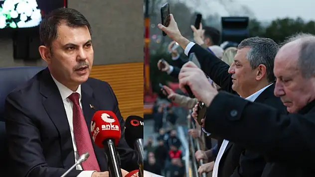 Bakan Kurum'dan Özgür Özel'e yanıt: Aklın çıkıyor