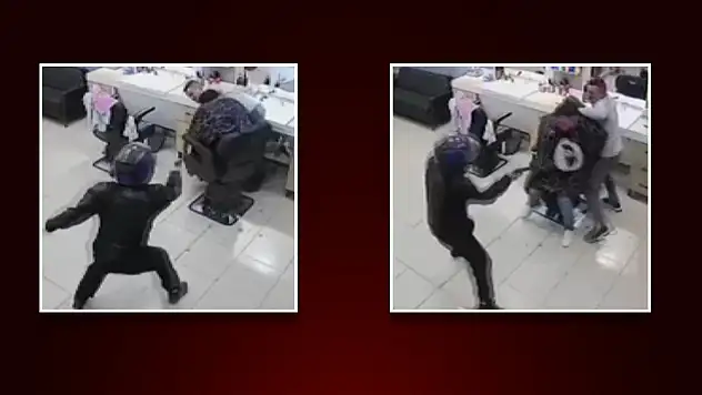 Berber dükkanına silahlı saldırı