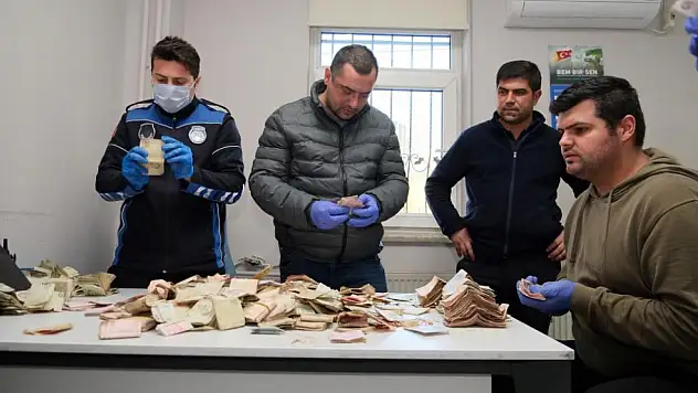 Dilencinin üzerinden çıkan para miktarı şaşırttı