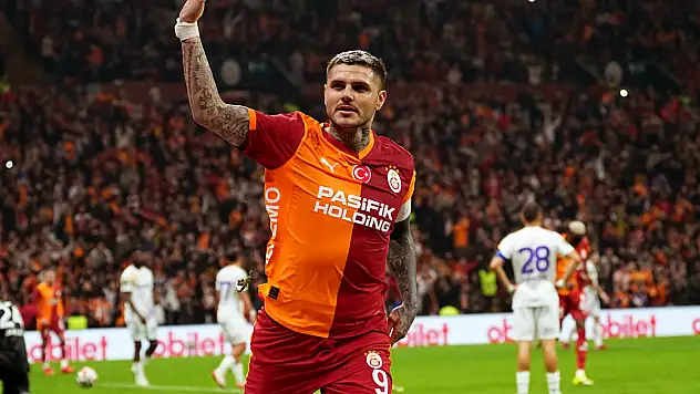 Galatasaray 3 puanı 5 golle aldı, Icardi geceye damga vurdu
