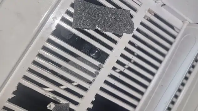 İnşaat firmasının kadınlar tuvaletinde gizli kamera bulundu