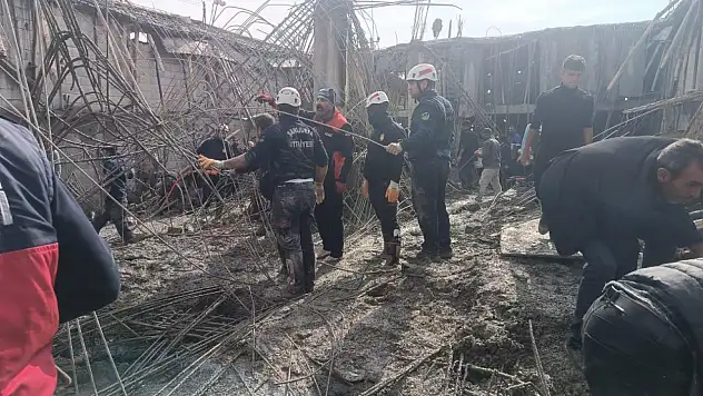 İnşaatta çökme meydana geldi: 2 işçi hayatını kaybetti