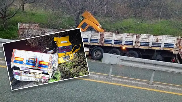 Kaza üstüne kaza: Kazalı tırı taşıyan tır da kaza yaptı