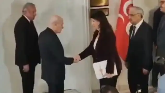 MHP Lideri Bahçeli, DEM Parti heyetini kabul etti